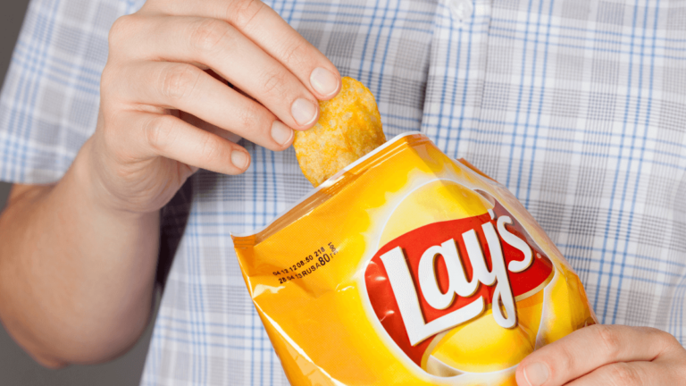 when a bag is stuck in the vending machine