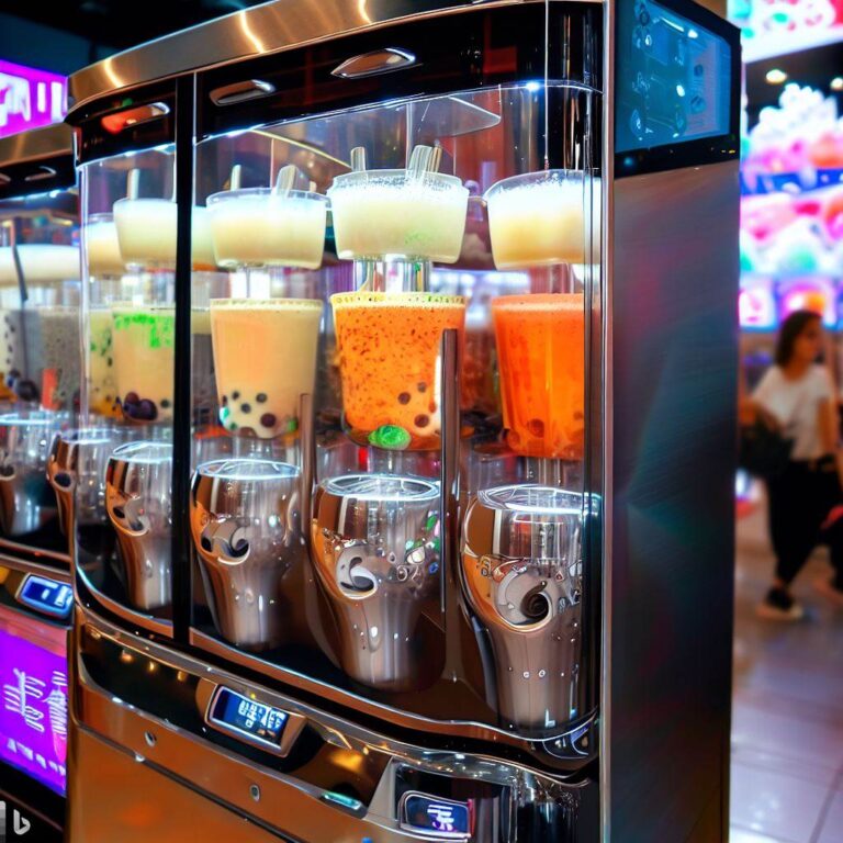 Boba Tea Vending Machine