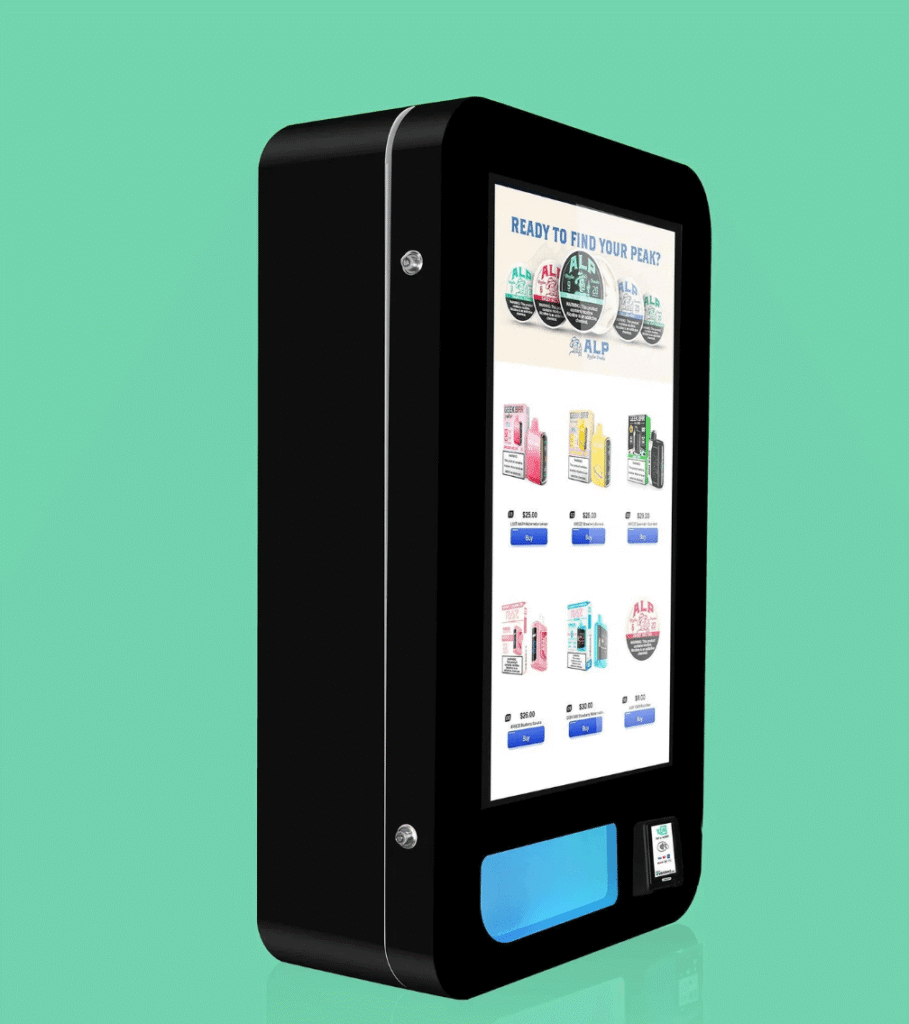 Slim Wall Vape Machine – Sleek, Wall-Mounted Vending Solution | VapeTM