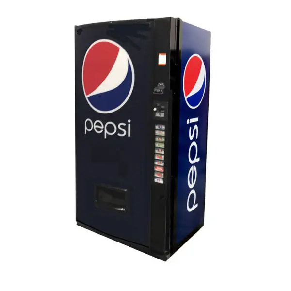 Vendo Model 601 12 oz Can Machine - Pepsi New Age