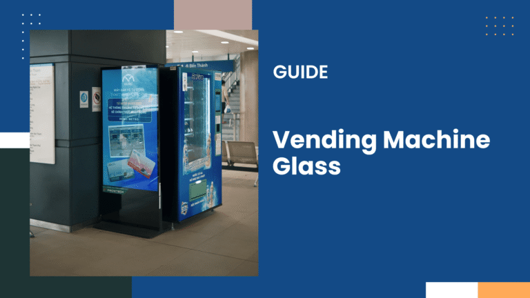 Vending machine glass replacement
